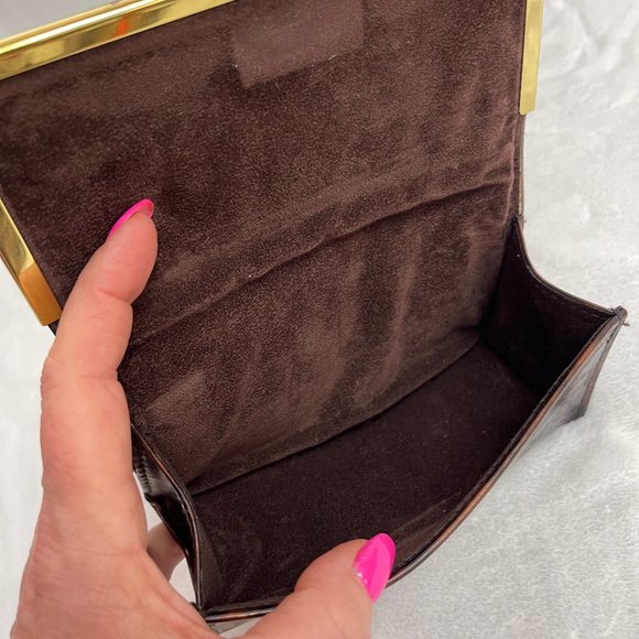 Tory Burch animal print patent glasses case - Picture 11 of 12